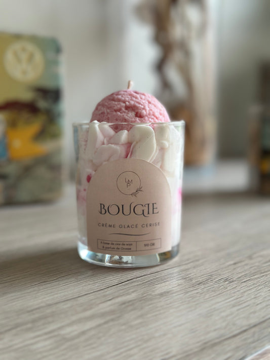 Crème glacée cerise